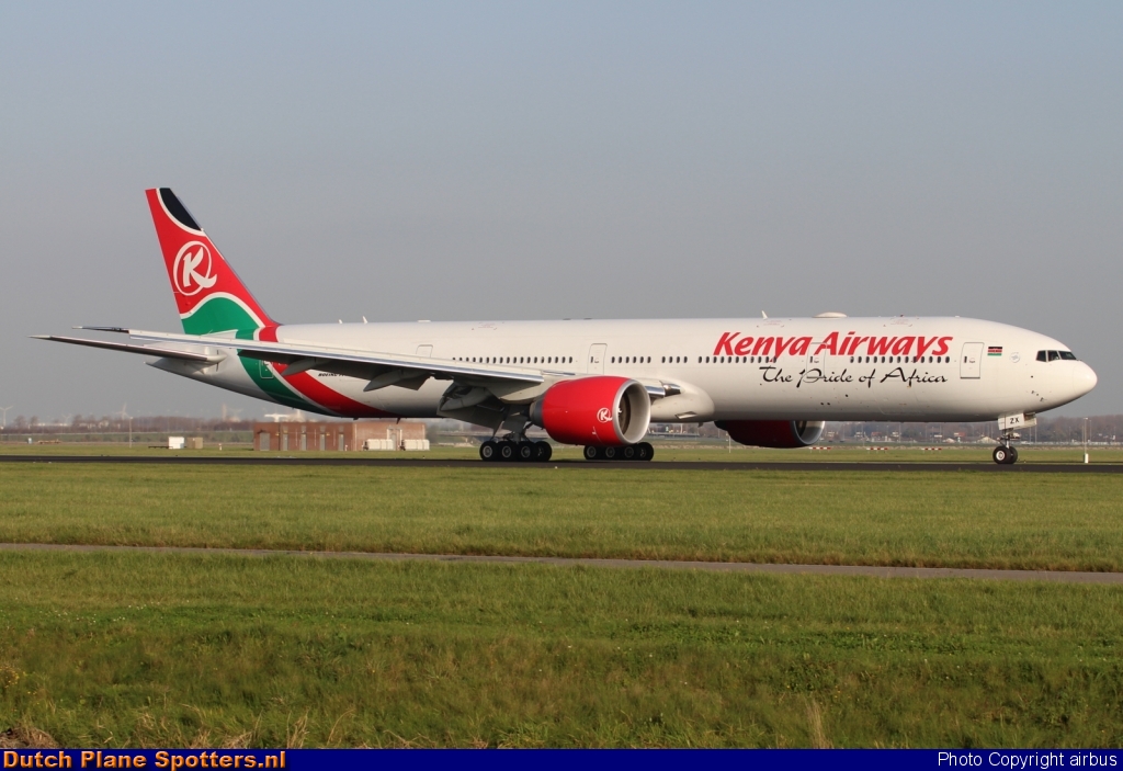 5Y-KZX Boeing 777-300 Kenya Airways by airbus