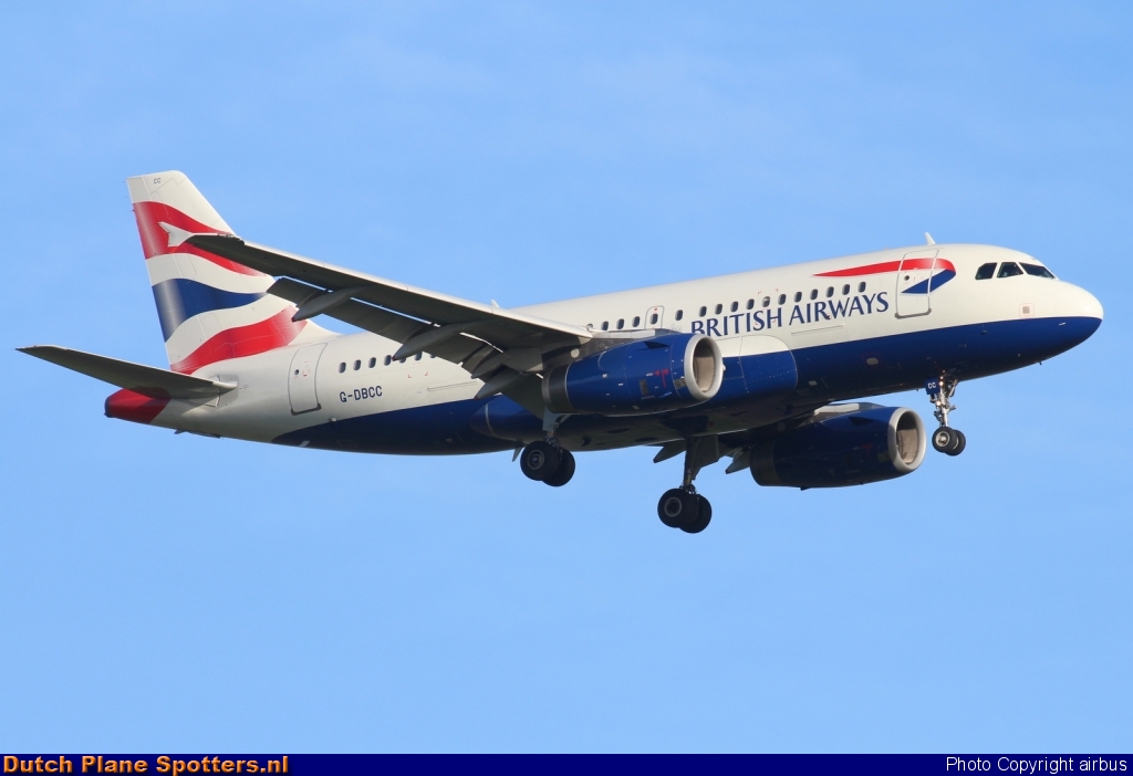 G-DBCC Airbus A319 British Airways by airbus