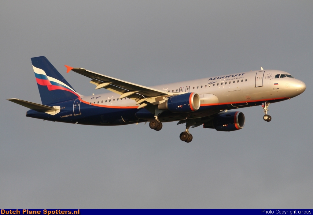 VP-BID Airbus A320 Aeroflot - Russian Airlines by airbus