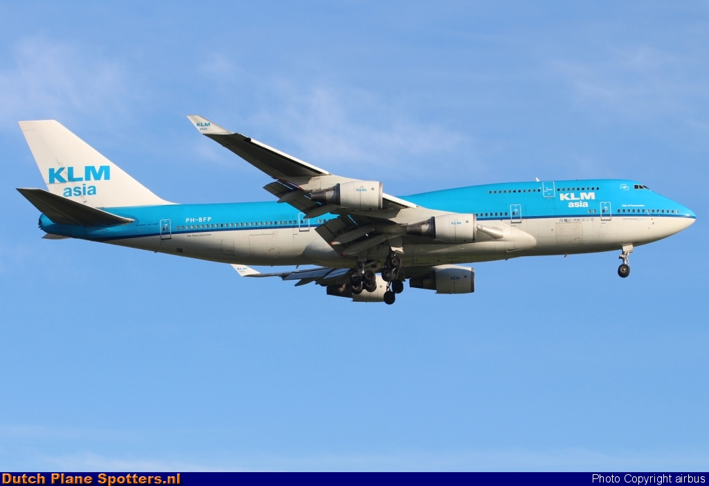 PH-BFP Boeing 747-400 KLM Royal Dutch Airlines by airbus