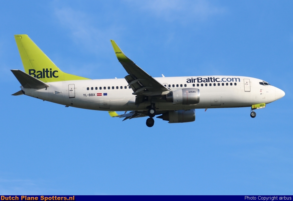 YL-BBX Boeing 737-300 Air Baltic by airbus
