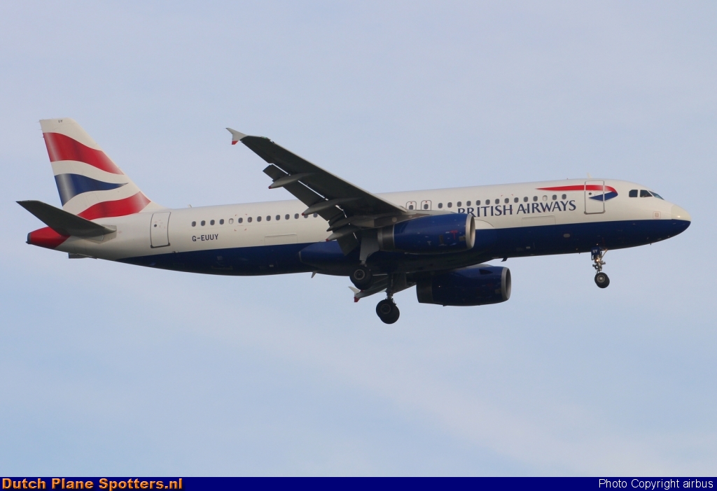 G-EUUY Airbus A320 British Airways by airbus