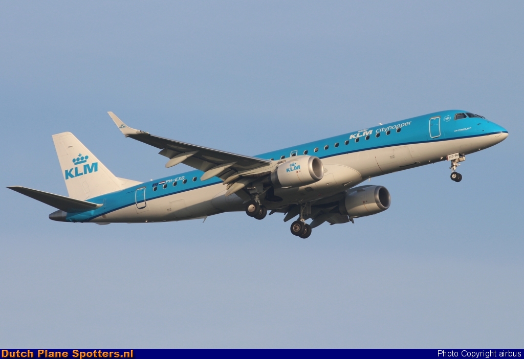 PH-EXD Embraer 190 KLM Cityhopper by airbus