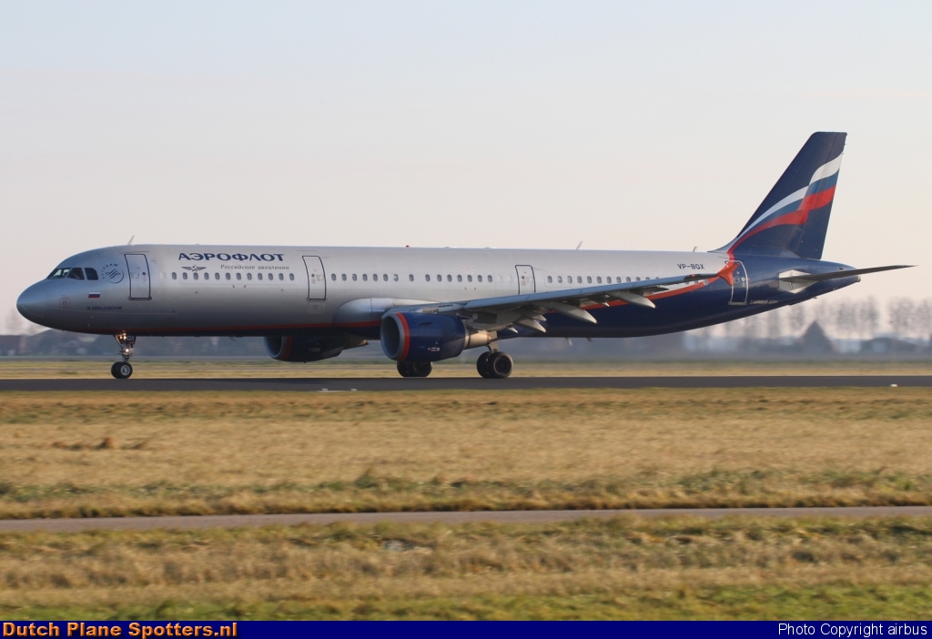 VP-BQX Airbus A321 Aeroflot - Russian Airlines by airbus