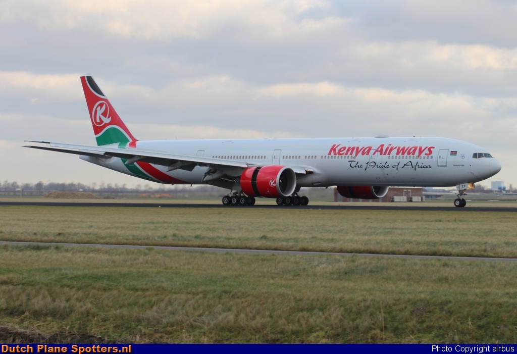 5Y-KZY Boeing 777-300 Kenya Airways by airbus