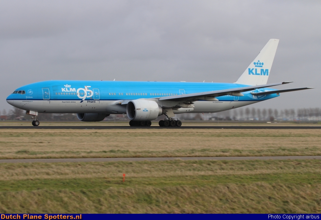 PH-BQB Boeing 777-200 KLM Royal Dutch Airlines by airbus