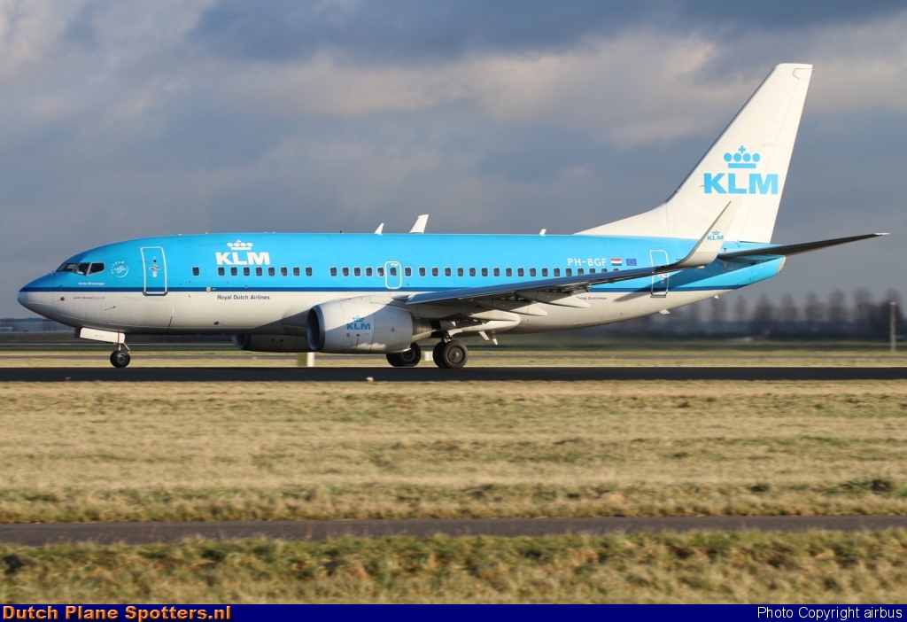 PH-BGF Boeing 737-700 KLM Royal Dutch Airlines by airbus