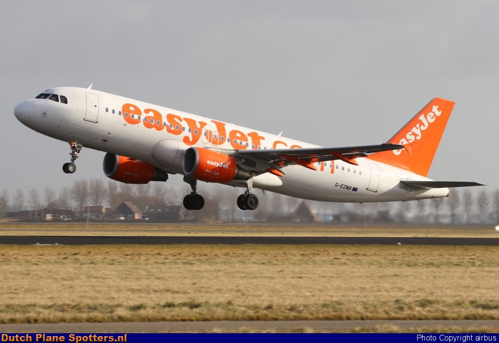 G-EZWB Airbus A320 easyJet by airbus