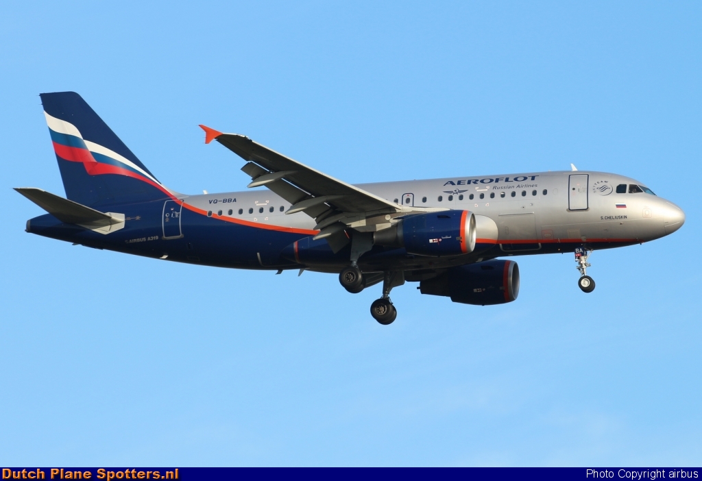 VQ-BBA Airbus A319 Aeroflot - Russian Airlines by airbus