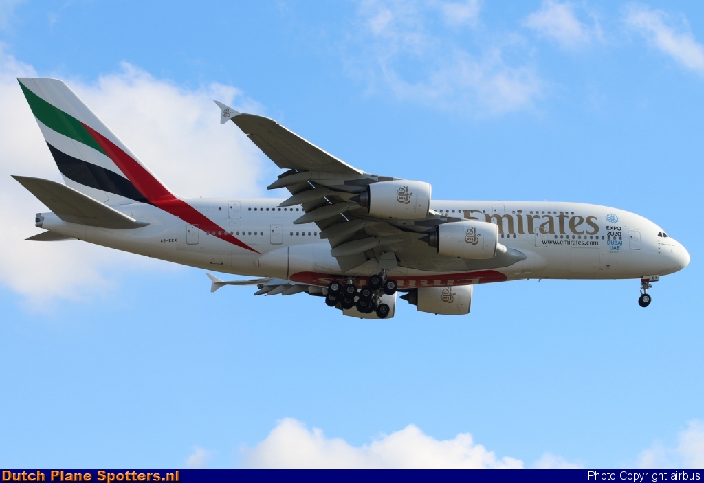 A6-EEX Airbus A380-800 Emirates by airbus
