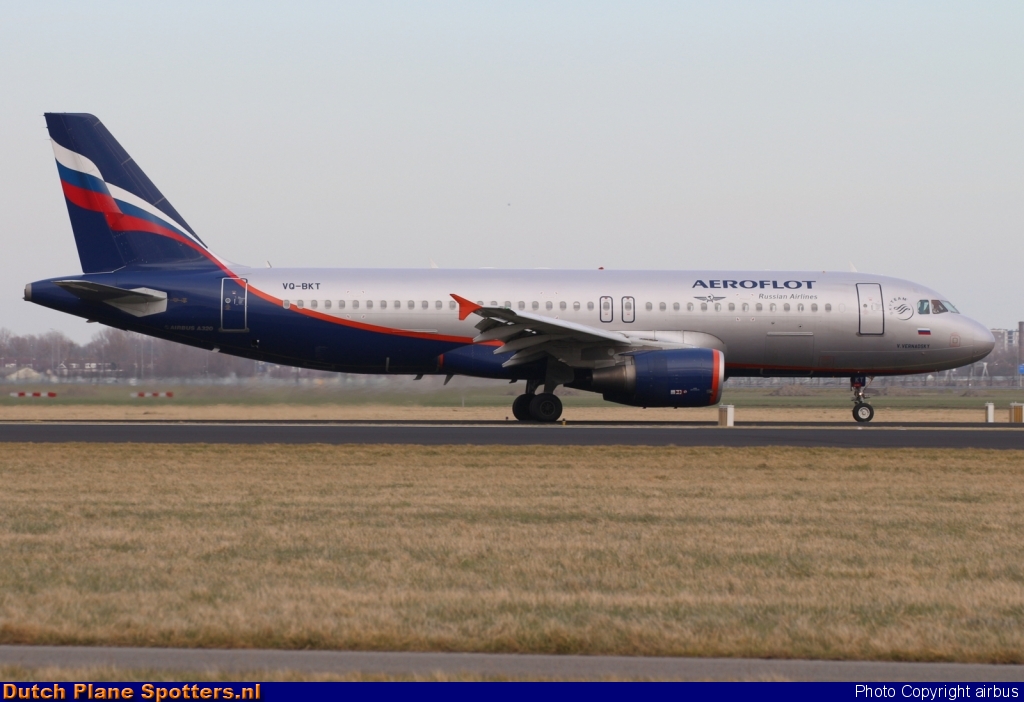 VQ-BKT Airbus A320 Aeroflot - Russian Airlines by airbus