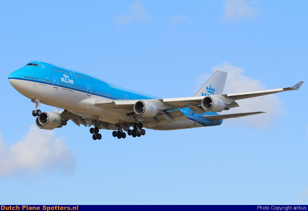 PH-BFL Boeing 747-400 KLM Royal Dutch Airlines by airbus