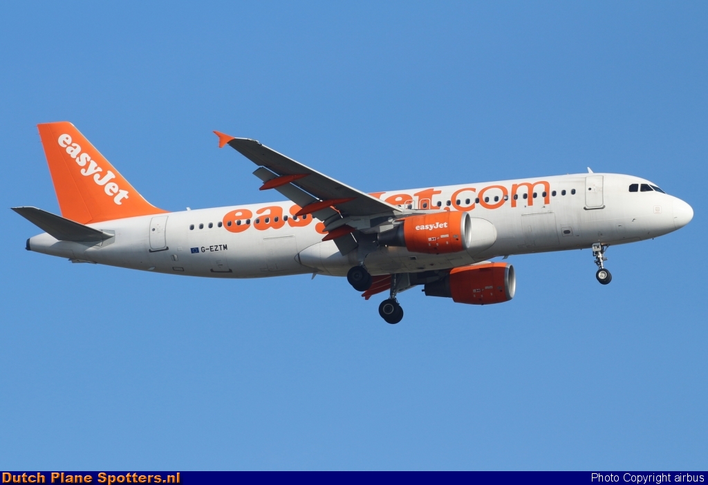 G-EZTM Airbus A320 easyJet by airbus