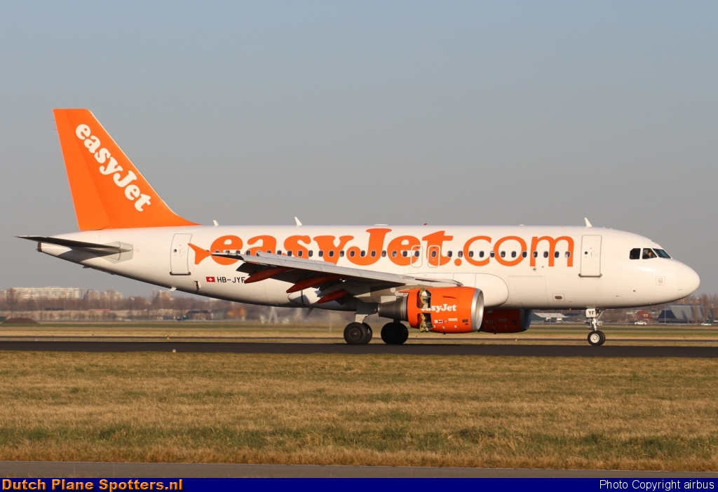 HB-JYF Airbus A319 easyJet Switzerland by airbus
