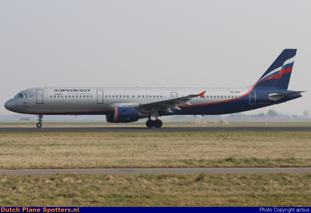 VP-BUP Airbus A321 Aeroflot - Russian Airlines by airbus