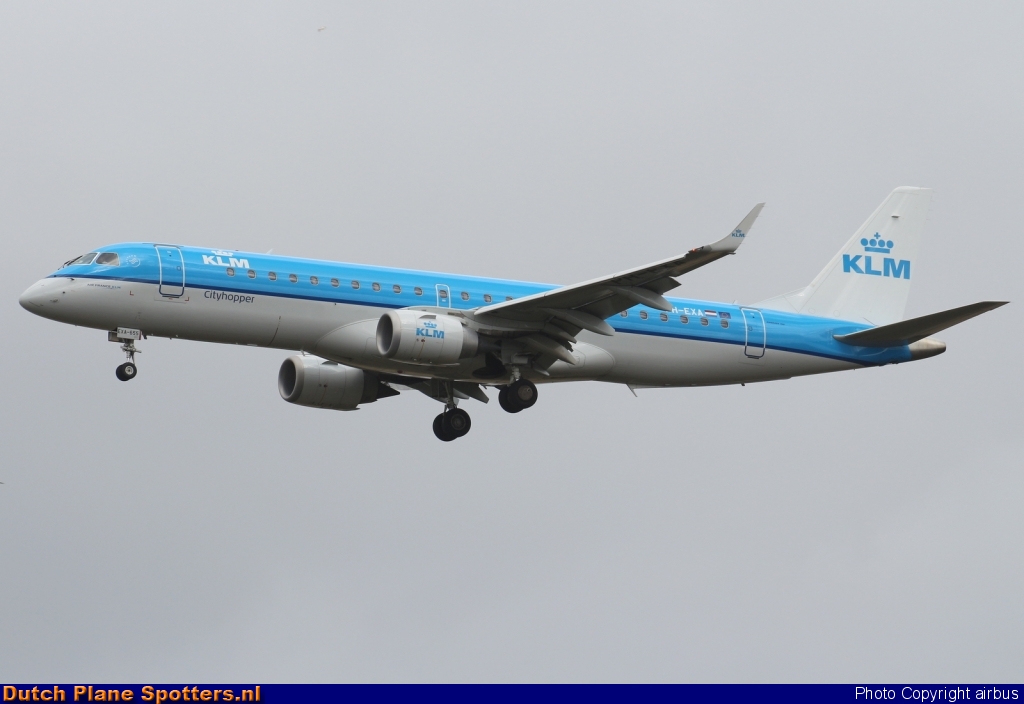 PH-EXA Embraer 190 KLM Cityhopper by airbus