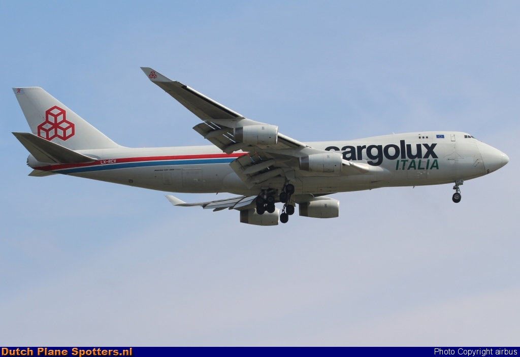 LX-RCV Boeing 747-400 Cargolux by airbus