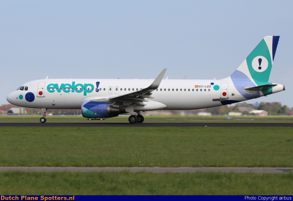 EC-LZD Airbus A320 Evelop by airbus