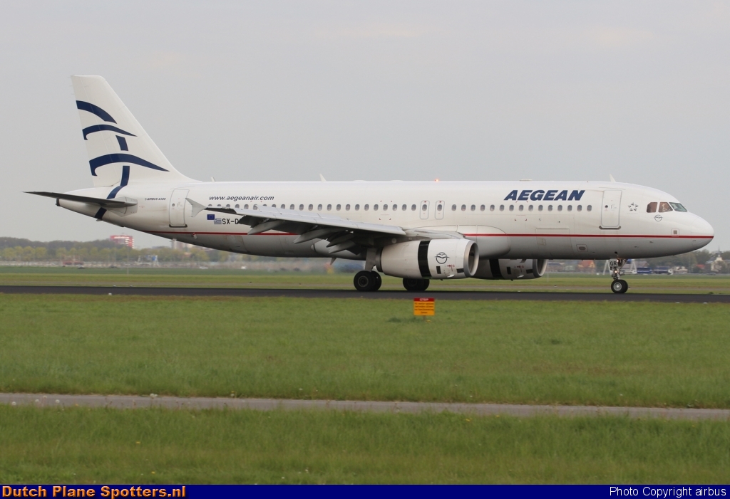 SX-DGR Airbus A320 Aegean Airlines by airbus