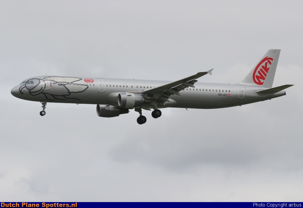 OE-LET Airbus A321 Niki by airbus