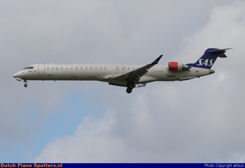 OY-KFM Bombardier Canadair CRJ900 Cimber A/S (SAS Scandinavian Airlines) by airbus