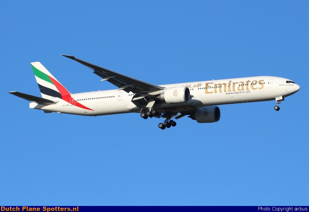 A6-EBC Boeing 777-300 Emirates by airbus