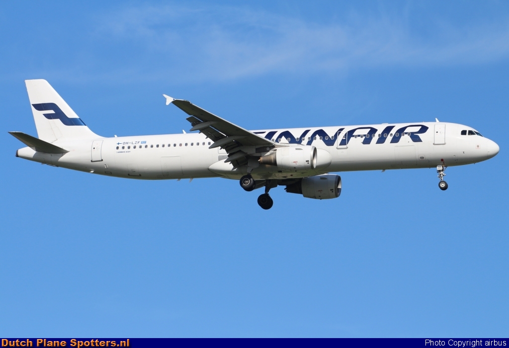 OH-LZF Airbus A321 Finnair by airbus