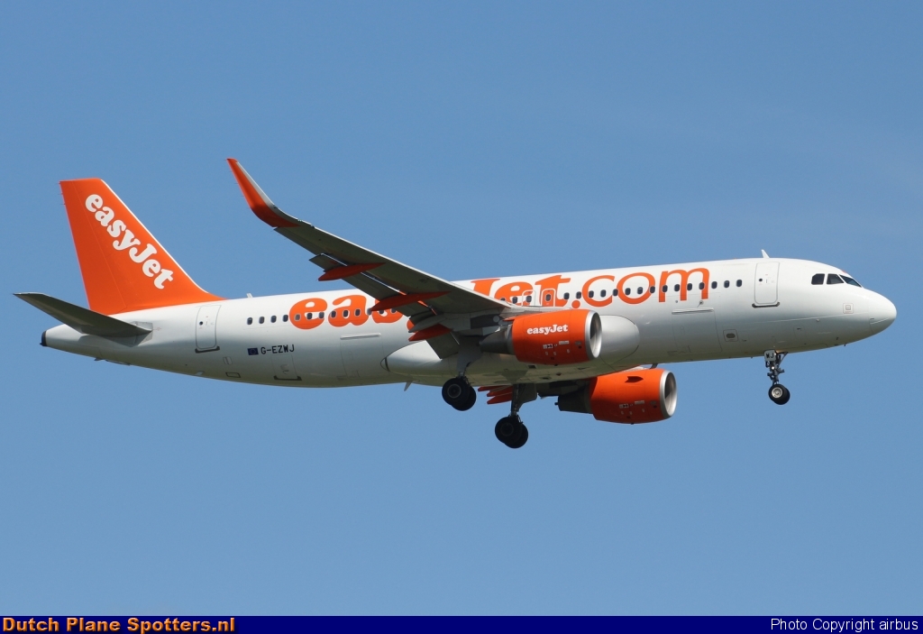 G-EZWJ Airbus A320 easyJet by airbus