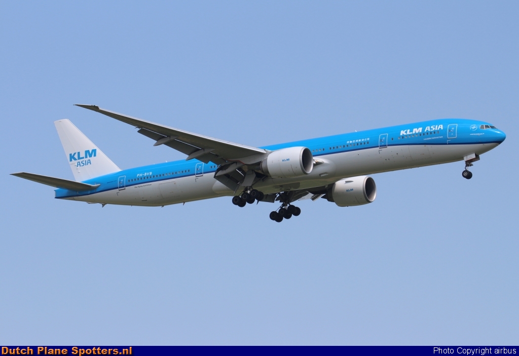 PH-BVB Boeing 777-300 KLM Asia by airbus