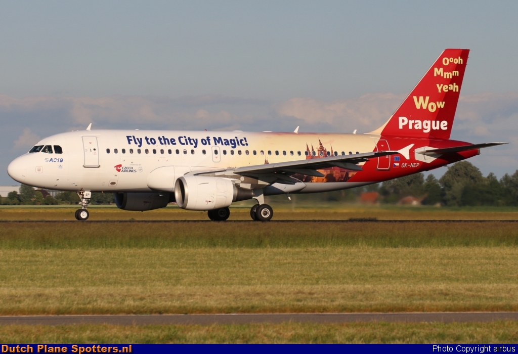 OK-NEP Airbus A319 CSA Czech Airlines by airbus