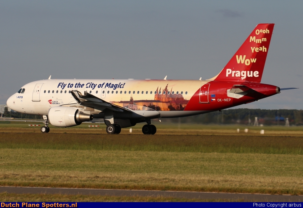 OK-NEP Airbus A319 CSA Czech Airlines by airbus