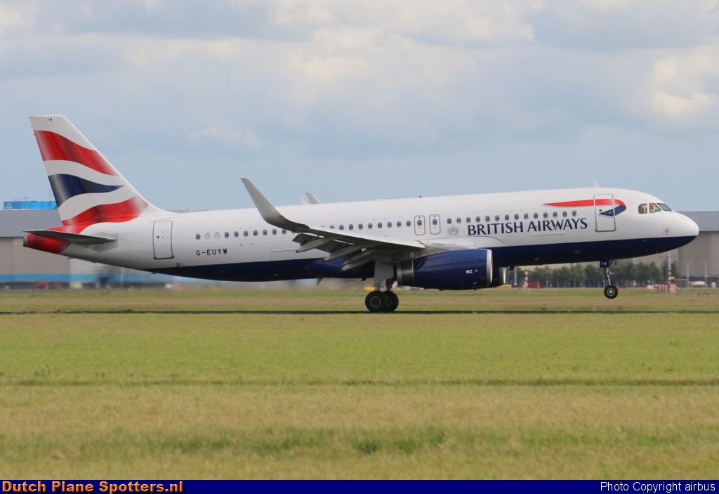 G-EUYW Airbus A320 British Airways by airbus