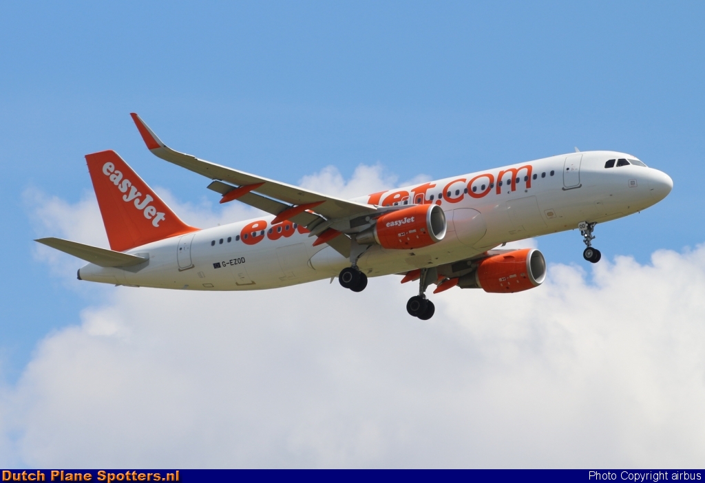 G-EZOD Airbus A320 easyJet by airbus