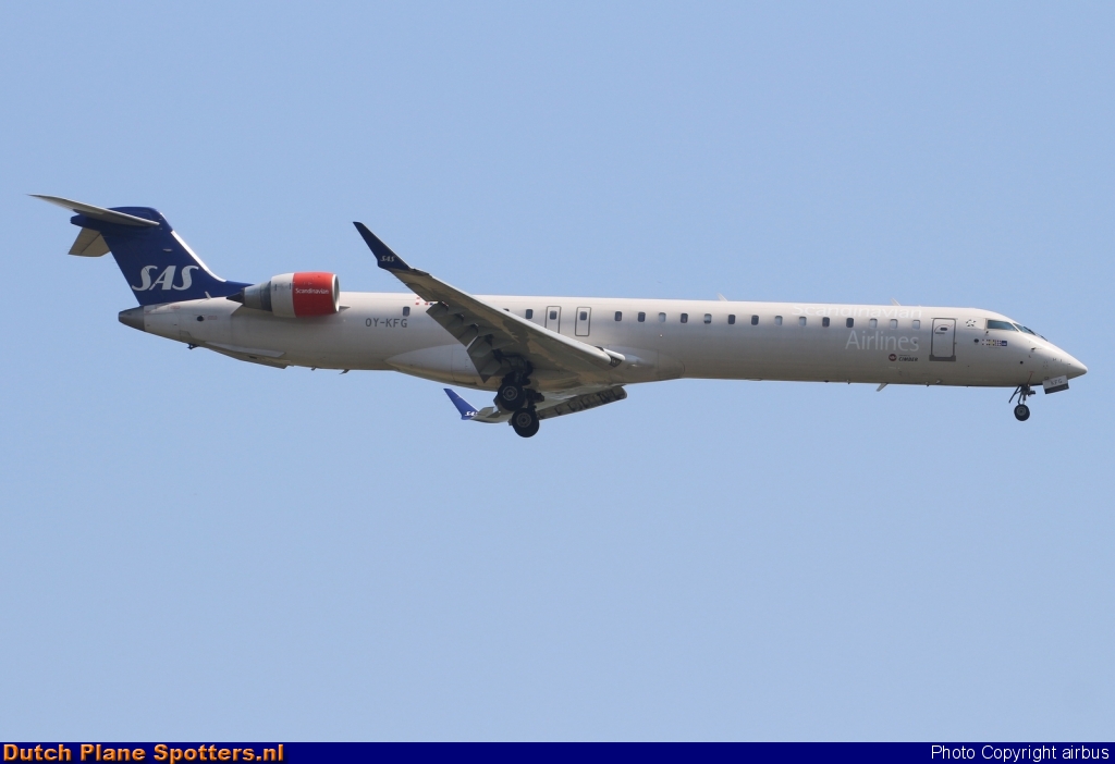 OY-KFG Bombardier Canadair CRJ900 Cimber A/S (SAS Scandinavian Airlines) by airbus