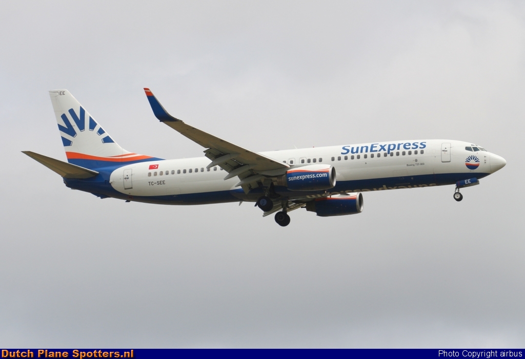 TC-SEE Boeing 737-800 SunExpress by airbus