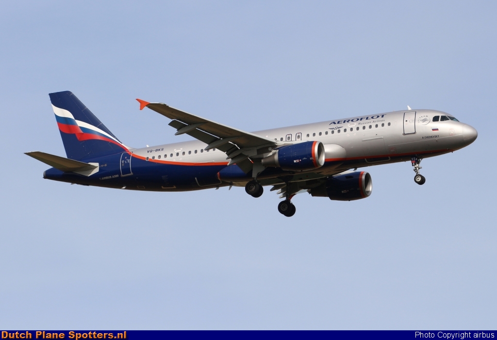 VQ-BKS Airbus A320 Aeroflot - Russian Airlines by airbus