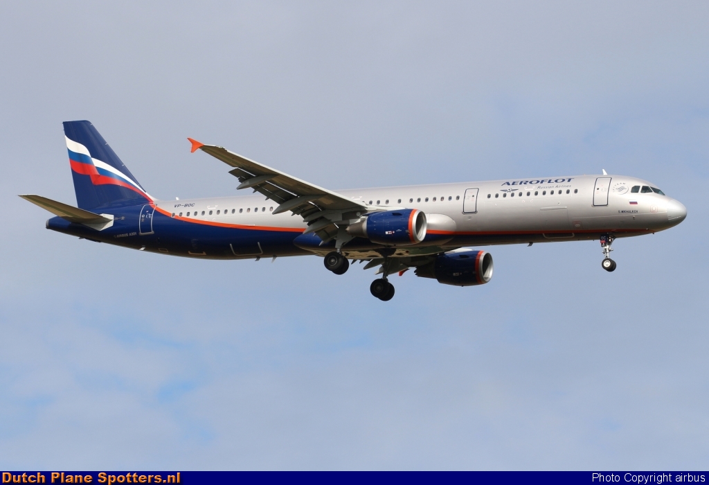 VP-BOC Airbus A321 Aeroflot - Russian Airlines by airbus