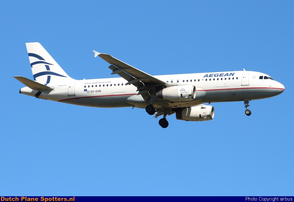 SX-DVN Airbus A320 Aegean Airlines by airbus