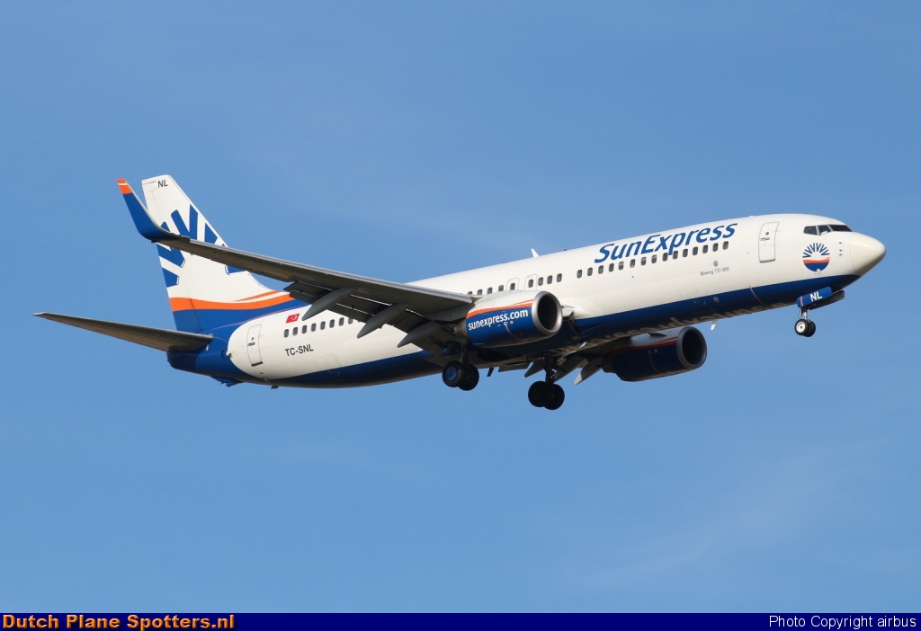 TC-SNL Boeing 737-800 SunExpress by airbus