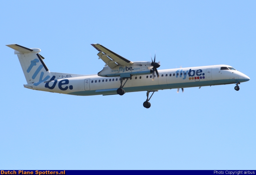 G-JECL Bombardier Dash 8-Q400 Flybe by airbus