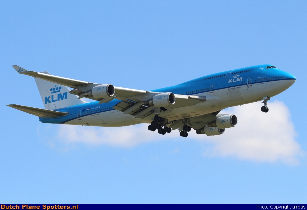 PH-BFA Boeing 747-400 KLM Royal Dutch Airlines by airbus