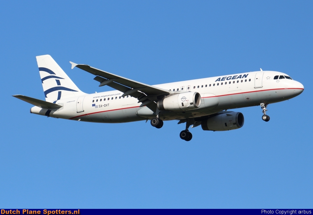 SX-DVT Airbus A320 Aegean Airlines by airbus