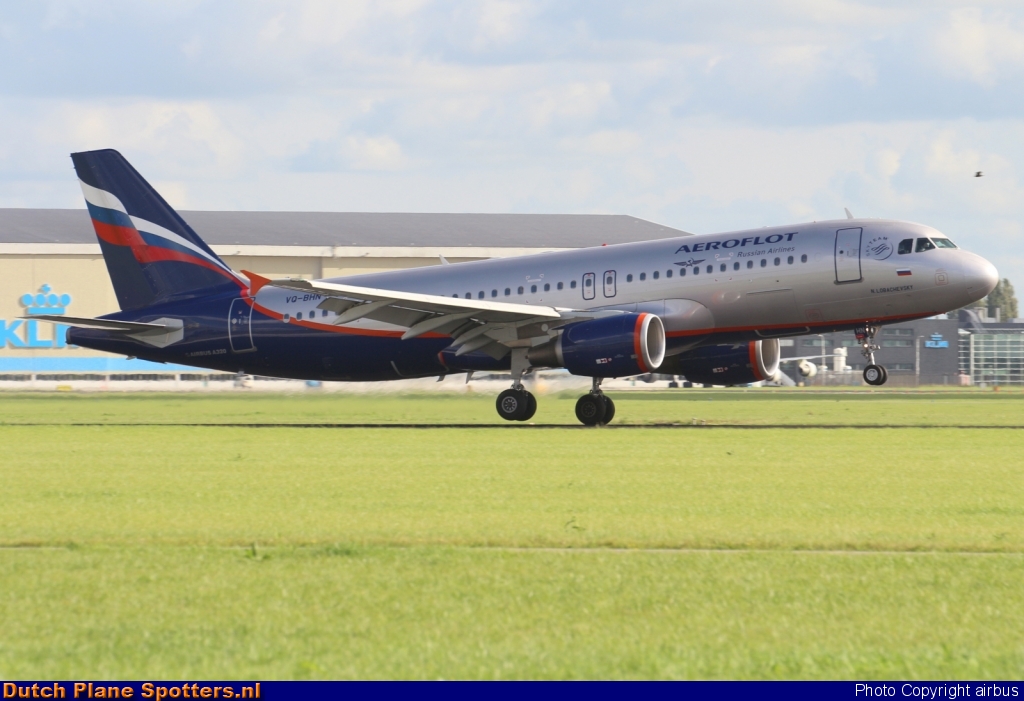 VQ-BHN Airbus A320 Aeroflot - Russian Airlines by airbus