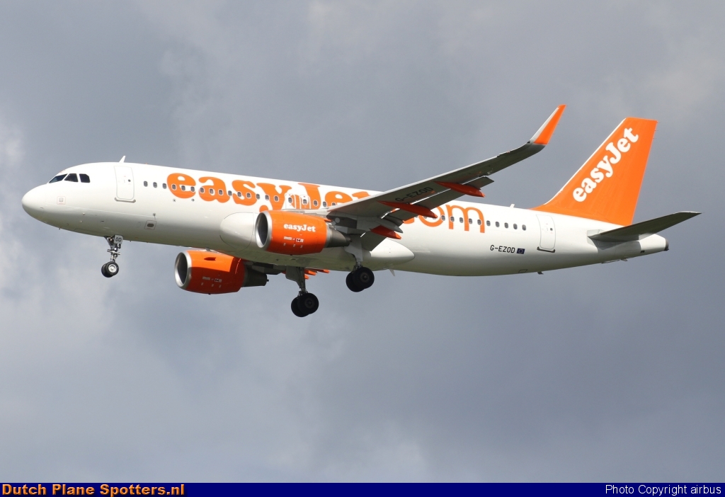 G-EZOD Airbus A320 easyJet by airbus