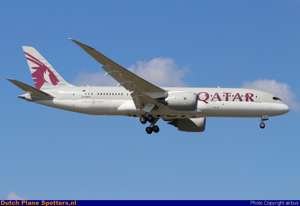 A7-BCA Boeing 787-8 Dreamliner Qatar Airways by airbus