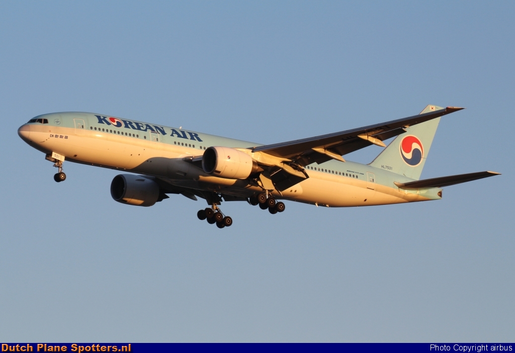 HL-7531 Boeing 777-200 Korean Air by airbus