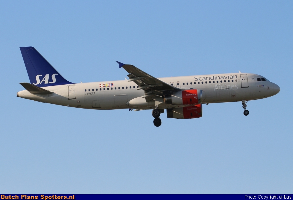OY-KAT Airbus A320 SAS Scandinavian Airlines by airbus