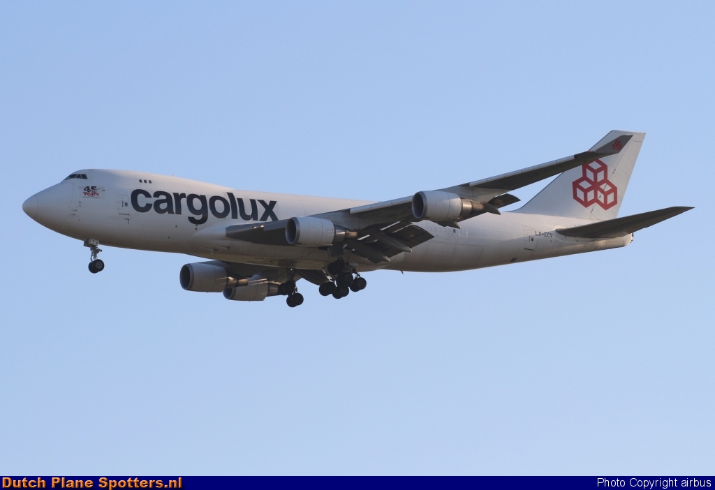 LX-ECV Boeing 747-400 Cargolux by airbus