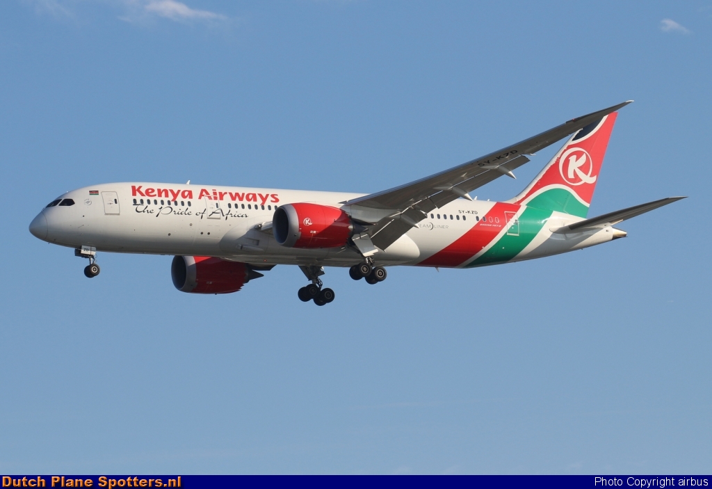 5Y-KZD Boeing 787-8 Dreamliner Kenya Airways by airbus
