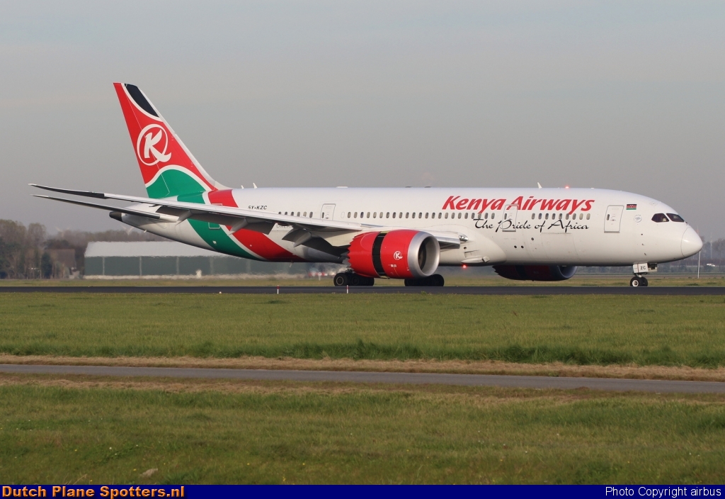 5Y-KZC Boeing 787-8 Dreamliner Kenya Airways by airbus